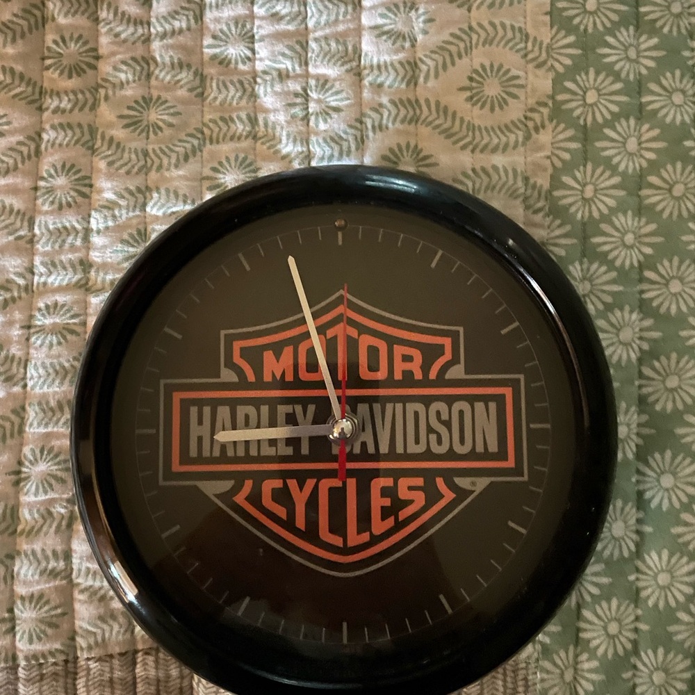 Harley Davidson wall clock